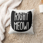 _rightの猫の鳴き声! クッション (ブランケット)