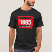 right 1995 All Rights Reserve Tシャツ (正面)