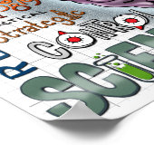 Right Brain Left Brain Poster ポスター (角)