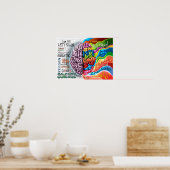 Right Brain Left Brain Poster ポスター (キッチン)