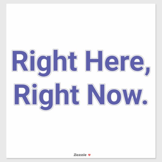 Right Here, Right Now Hankamer Artjunkhaus Stand シール (シート)