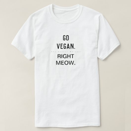 Right Meow. Tシャツ (デザイン正面)