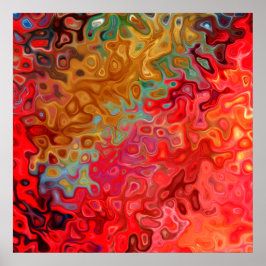 Right Now Ride抽象芸術55.1 ポスター