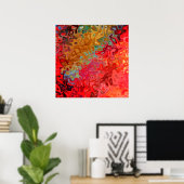 Right Now Ride抽象芸術55.1 ポスター (ホームオフィス)