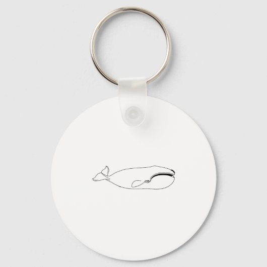 Right Whale （無題） キーホルダー (正面)