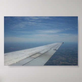 Right Wing Over Detroit ポスター