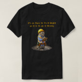 "Right & Wrong" (1) Tシャツ (デザイン正面)
