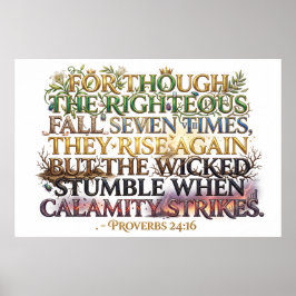 Righteous Rise Again Though They Fall Seven Times ポスター