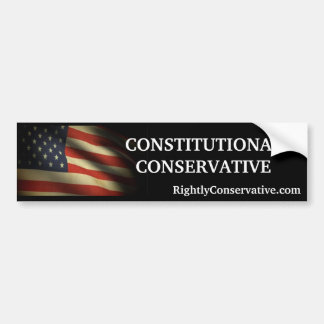 RightlyConservative.com体質性CONSERVATIV バンパーステッカー