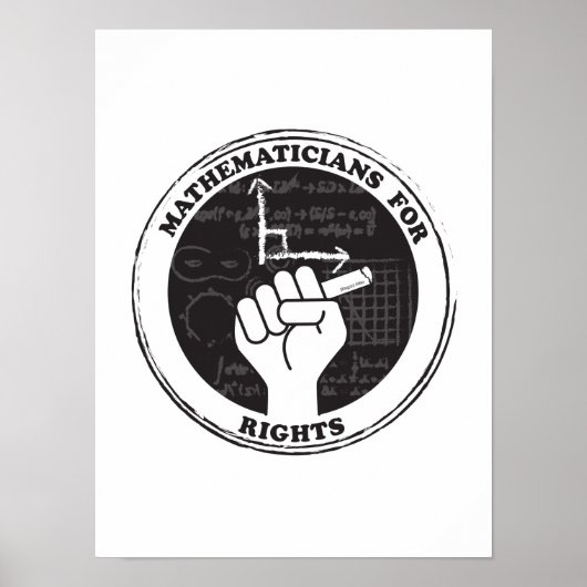 Rights Posterの数学者 ポスター (正面)