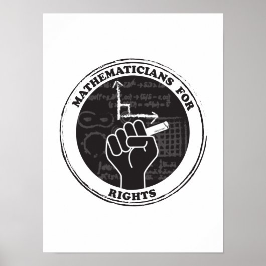 Rights Posterの数学者 ポスター (正面)