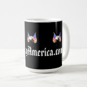 RightWingAmerica.com コーヒーマグカップ (正面右)