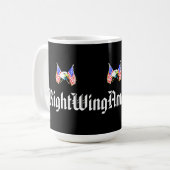 RightWingAmerica.com コーヒーマグカップ (正面左)