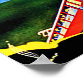 Rigi山鉄道、スイス、ヴィンテージ旅行 ポスター (角)