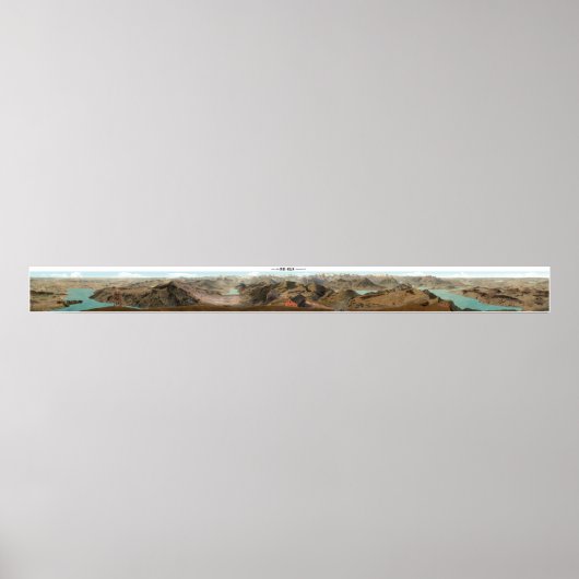 RIGI KULMスイスアルプスPanorama 360°ポスター ポスター (正面)