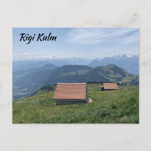 Rigi Kulm Switzerlandのバーンズ ポストカード (正面)