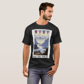 Rigi, Switzerland Vintage Travel  Tシャツ (正面フル)