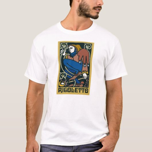 Rigolettoのオペラ Tシャツ (正面)