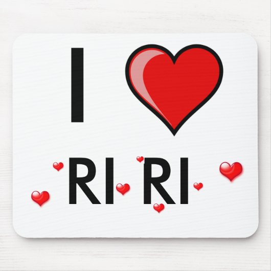 Rihannaファンのmousepad マウスパッド (正面)