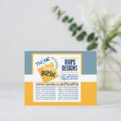 Riiaのデザインはがき ポストカード (スタンド正面)