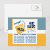 Riiaのデザインはがき ポストカード (正面/裏面)