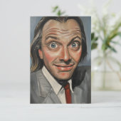 Rik Mayallの絵を描グリーティングカード 出欠カード (スタンド正面)