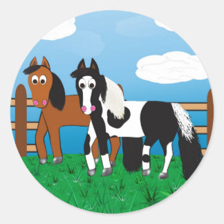 RikiおよびJ.R. Sticker ラウンドシール