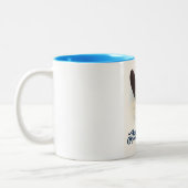 Riksgrainsenスウェーデンスキー旅行アート ツートーンマグカップ (左)