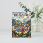Rila Monastery Bulgaria ポストカード (スタンド正面)