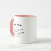 RILEYかわいいモダンナース定義評価 マグカップ (正面左)