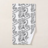 Riley doodle art letter R nameタオルを意味する バスタオルセット (ハンドタオル)