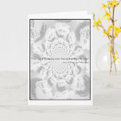 Rilkeの生命 カード (黄色い花)