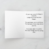 rim Reaper Birthday Funny Aging Humor Gift カード (内部)