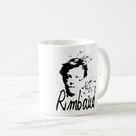 RIMBAUDのポートレートのマグ コーヒーマグカップ