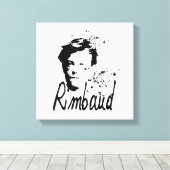 RIMBAUD – グラフィックアートキャンバス キャンバスプリント (インサイチュ (ウッドフロア))