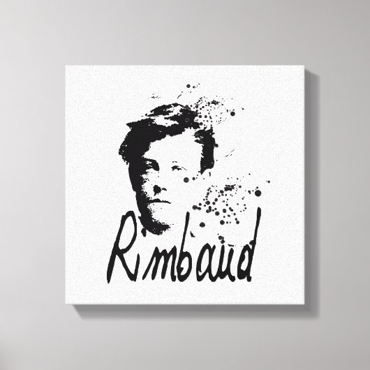 RIMBAUD – グラフィックアートキャンバス キャンバスプリント (正面)