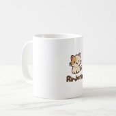 Rimberioに出会う:インターネットで一番かわいい猫!🐾🌟 コーヒーマグカップ (正面左)