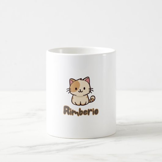 Rimberioに出会う：インターネットで一番かわいい猫！🐾🌟 コーヒーマグカップ (中央)