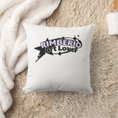 Rimberio アート ラバー ロゴ クッション (ブランケット)