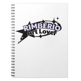 Rimberio アート ラバー ロゴ ノートブック
