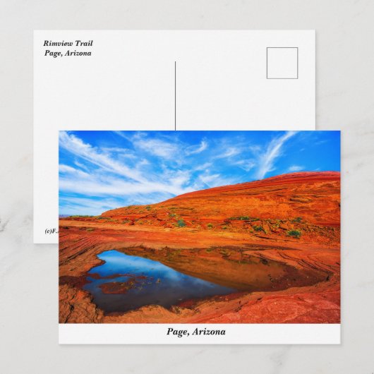 Rimviewトレイルはがき ポストカード (正面/裏面)