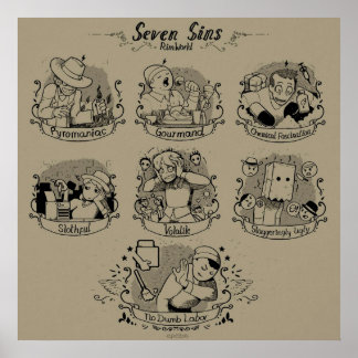 RimWorldの七つの罪 ポスター