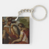 Rinaldoおよび鏡盾、c.1650-55 キーホルダー (裏面)