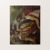 Rinaldoおよび鏡盾、c.1650-55 ジグソーパズル (縦)