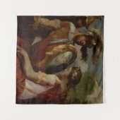 Rinaldoおよび鏡盾、c.1650-55 タペストリー (正面(横))