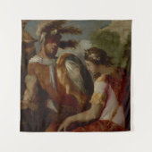 Rinaldoおよび鏡盾、c.1650-55 タペストリー (正面)