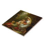 RinaldoおよびArmida 1771年(キャンバスの油) タイル (側面)