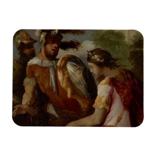 Rinaldoと鏡シールド， c.1650-55 マグネット (横)