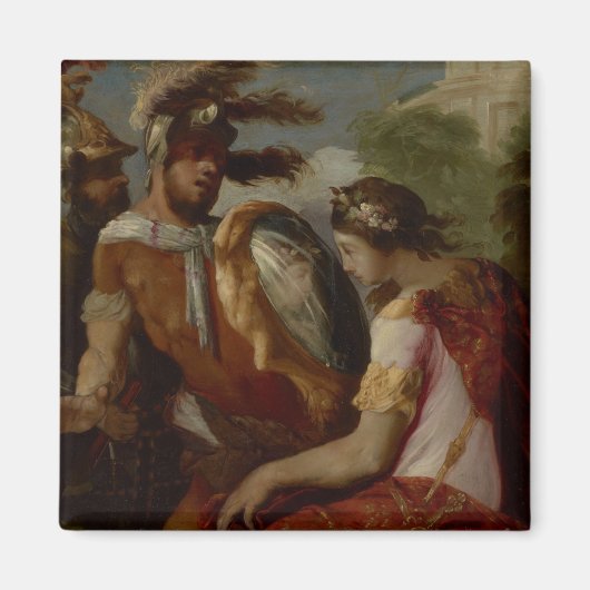 Rinaldoと鏡シールド, c.1650-55 マグネット (正面)