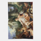 RinaldoとArmida by Fransois Boucher キッチンタオル (縦)